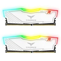 team group delta rgb ddr4 3200 pc4-25600 16gb 2x8gb cl16 blanco