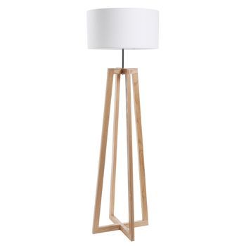 Exo Lighting - L·mpara De Pie Kara Ip20 E27 M·x. 60w Madera Haya