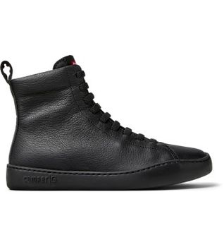 Camper para mujer. K400817-001 Botines de piel Peu Touring negro (40), Plano, Cordones, Casual