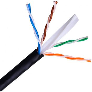 Aisens Bobina Cable de Red RJ45 Cat.6 UTP Rígido 100m Negro