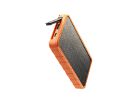 powerbank - cellularline solar 10000 mah energia solar 20 w usb c a naranja