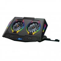 conceptronic thyia ergo base refrigeradora rgb 2x ventiladores para portatil hasta 17