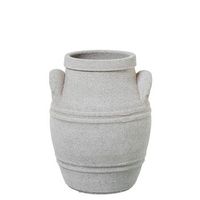 jarron de sobremesa gris arena
