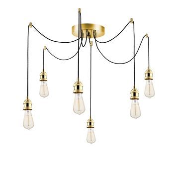 Lámpara De Techo Kabluni-mr-913 Oro Metal Diámetro 126x102 Cm