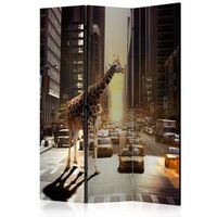 biombo - giraffe in the big city 135x172 cm