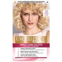 loreal paris excellence creme permanent hair dye various shades - 10 natural baby blonde