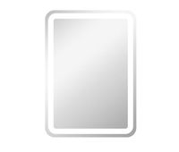 homcom espejo de bano con luces led 50x70 cm espejo de pared 3 colores de luz brillo regulable funcion antivaho funcion de memoria interruptor tactil ip44 horizontalvertical
