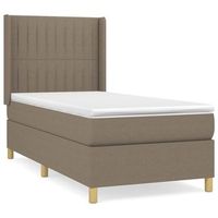 cama tapizada 193x93x128 cm tejido - taupe