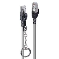 cable de red lindy cat6a sftp 20 m gris