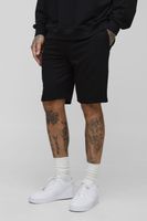 pantalon corto tall basico ajustado negro