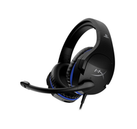 hyperx cloud stinger - auriculares para juegos con licencia oficial de ps4 para playstation4 cascos giratorios espuma viscoelastica controles deslizantes microfono con cancelacion de sonido