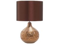 lampara de mesa  porcelana marron