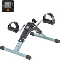 pinners pedales estaticos ejercicio para personas mayores - bicicleta estatica portatil con pantalla lcd