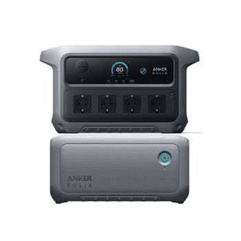 Kit Estación De Energía Anker Solix C2000 Gen 2 + Batería De Expansión Bp2000, 4096 Wh