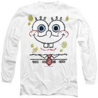 spongebob squarepants camiseta manga larga tv10583 para mujer