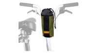restrap city stem bag para bicicleta plegable verde oliva
