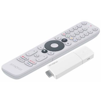 Strong LEAP-AIR Google TV Stick HDMI UltraHD 4K HDR10+ H.265/HEVC Dolby Audio Blanco
