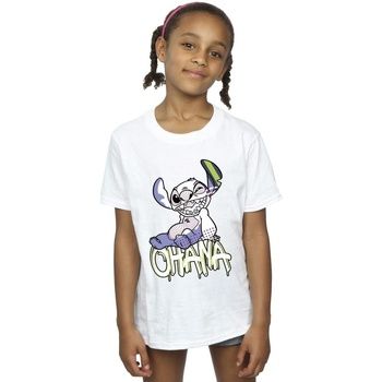 Disney Camiseta Ohana para niña