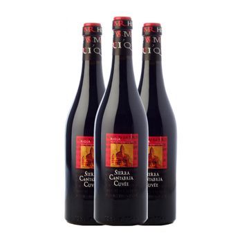 Sierra Cantabria Vino Tinto Cuvée Rioja Crianza 75 Cl 14% Vol. (pack De 3 Unidades)