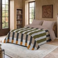 naturals - edredon nordico estampado - cama 105 - microfibra - 300 gramos - pipe