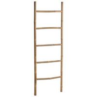 toallero de madera de bambu tipo escalera para colgar ropa 5 niveles natural itapeva
