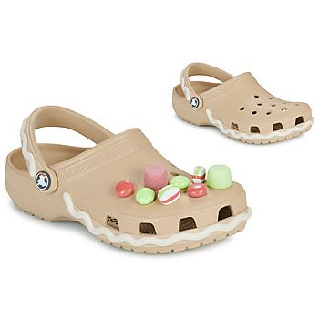 Crocs Zuecos Classic Gingerbread Clog para mujer