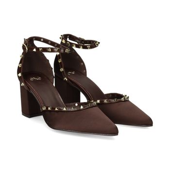 Exe Zapatos De Tacón Medio Mujer - Marrón Talla 37