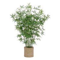 bambu artificial maceta natural h150cm verde