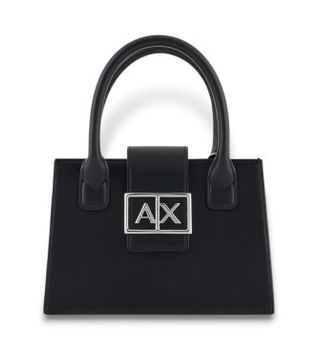 A|X Armani Exchange para mujer. XW000306AF12039UC001 Bolso Trapeze negro (OSFA), Casual, Poliéster