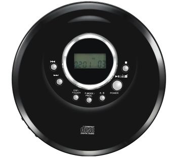 LOGIK L1PERCD20 Personal CD Player - Black, Black