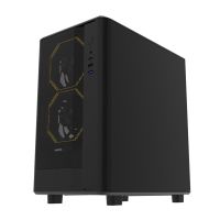 caja pc darkflash db330m mesh negra m-atxitx vidrio templado