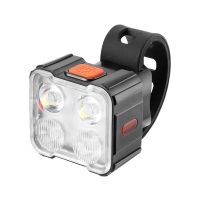 luz de bicicleta recargable por usb con 4-6 cuentas de lampara carga tipo c linterna de ciclismo para bicicleta faro