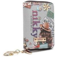 nikky by nicole lee cartera tarjetero de acordeon con cremallera nikky world para mujer