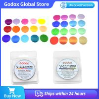 filtros de color godox v-11c v11c o v-11t v11t para luz de flash serie godox v1 v1pro v100 compatible con ak-r16 o ak-r1