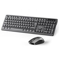 teclado vention ktd de membrana inalambrico con raton 24ghz negro