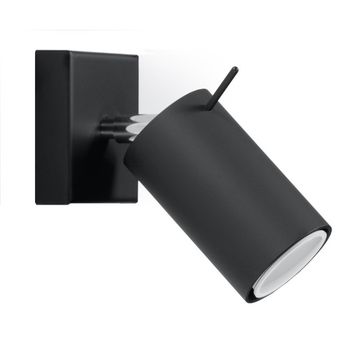 Aplique de pared vinivi negro