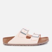birkenstock womens vegan arizona slim fitdouble strap sandals - light rose - eu 41uk 75