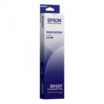 Epson S015337 cinta entintada negra (original)