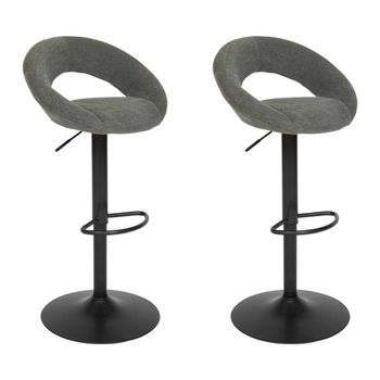 Lote De 2 Taburetes De Bar 