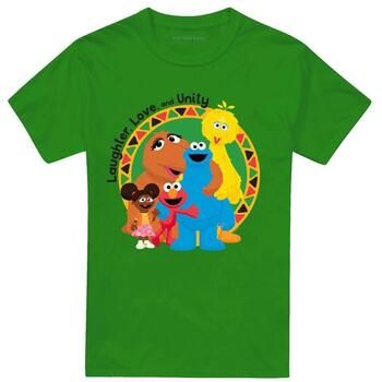 Sesame Street Camiseta Kwanzaa Laughter Love And Unity para hombre