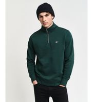 gant para hombre 2008005 sudadera shield con media cremallera verde s casual algodon