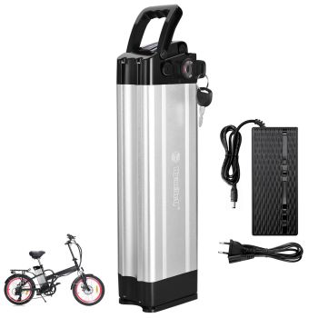 [EU/USA Direct] HANIWINNER HA030-05 36V 17.5Ah 630Wh Batería para bicicleta eléctrica Silverfish con base, reemplazo par