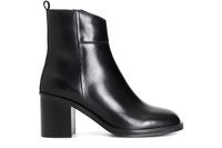botin mujer piel con cremallera black 40