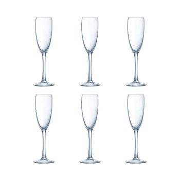 Juego de 6 copas cava vidrio 16 cl