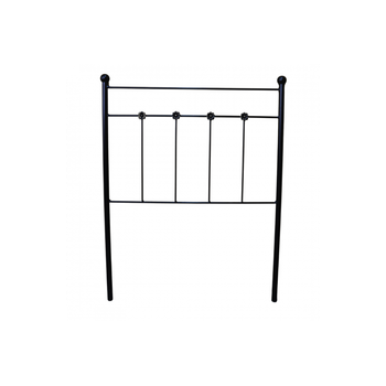 Cabecero Forja Ducal Para Cama De 135 Negro 143x125x4. Matris