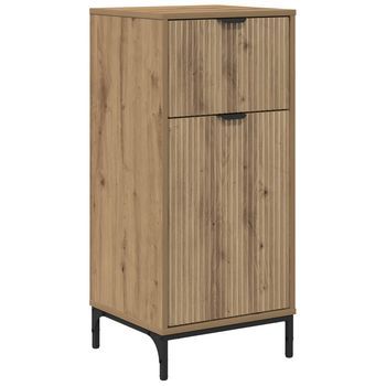 Gabinete De Baño Roble Artisan 39,5 X 36 X 88 Cm Vidaxl