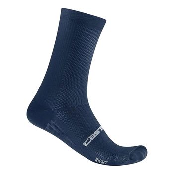 Calcetines Castelli Espresso 18 Azul Belgian, Talla S/M