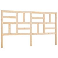 cabecero de cama madera maciza de pino 186x4x104 cm vidaxl