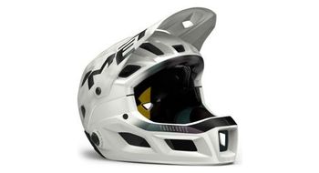 Casco con mentonera extraible met parachute mcr mips matte white