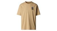 camiseta oversize  p unisex  p the north face mountain cleanup verde